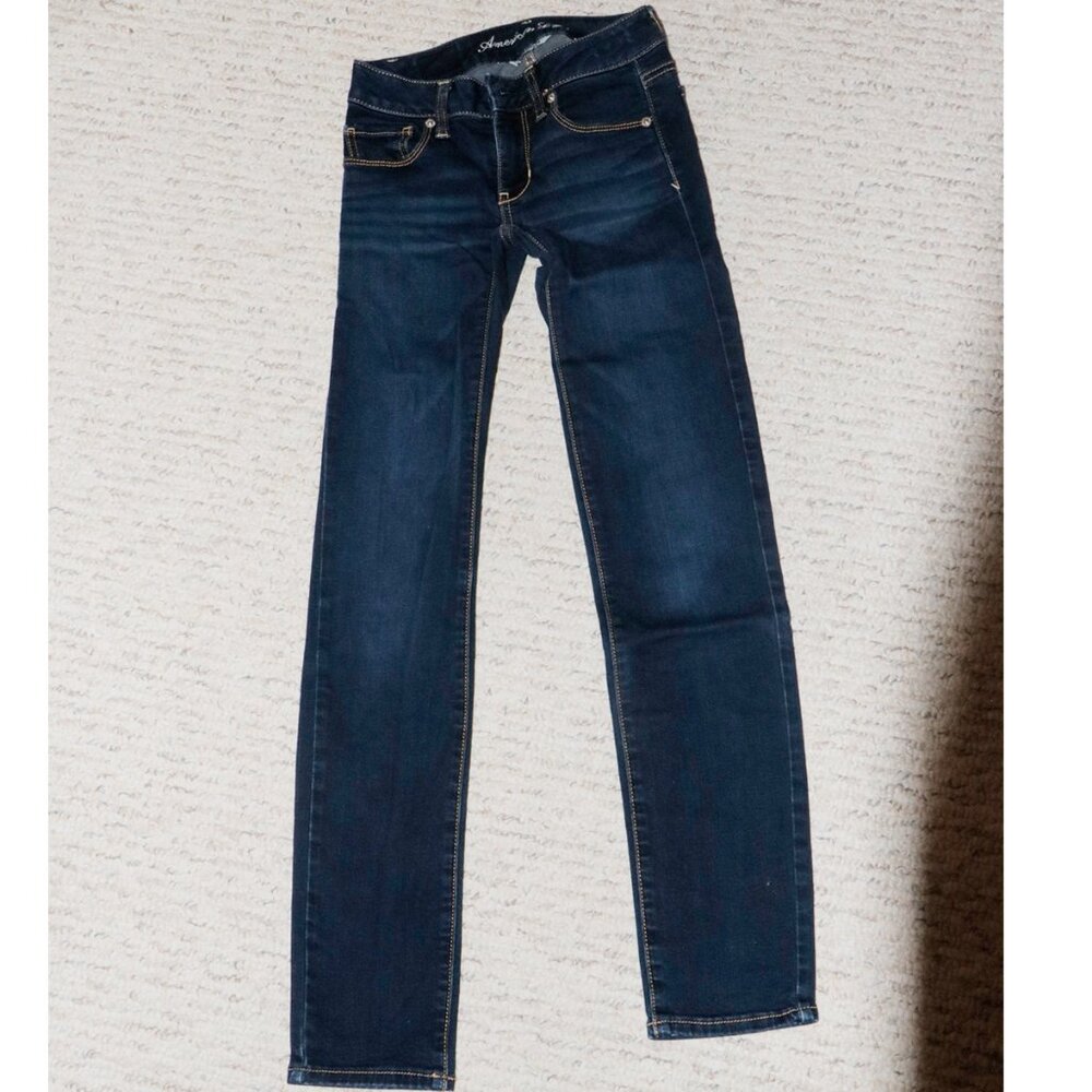 Dark Blue Jeans - American Eagle